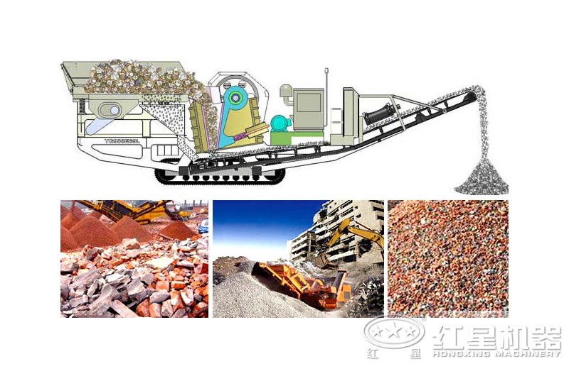 移動破碎站處理建筑垃圾無所畏懼